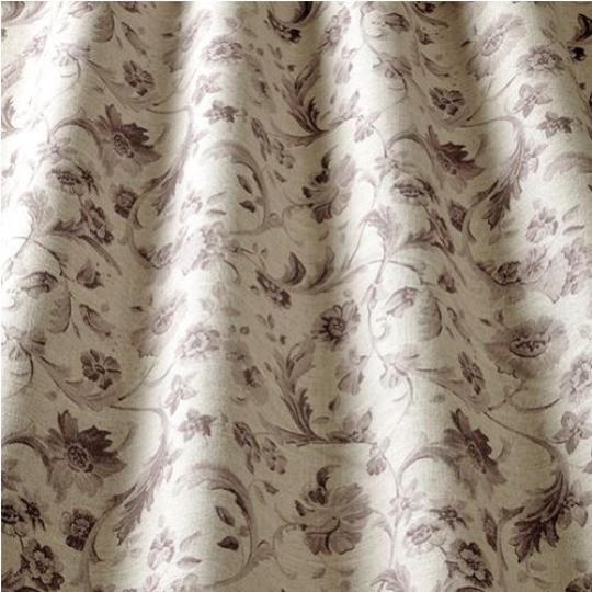 country vintage desing retro rusztikus kiegeszito fuggony elegans szovet karpit textil polieszter viszkoz mintas viragos lakberendezes felujitas lila.JPG